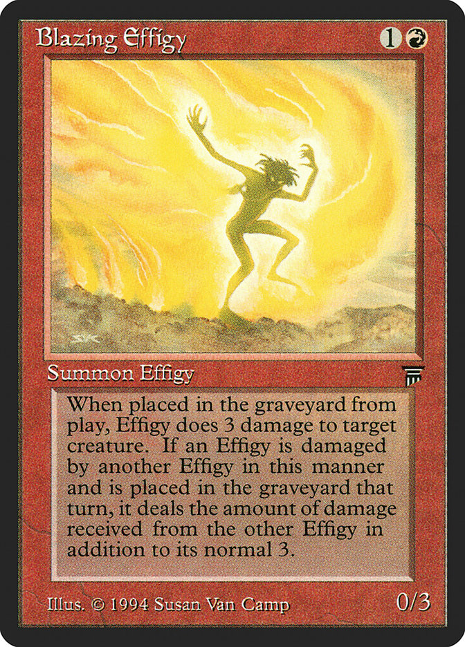 Blazing Effigy [Legends] | Game Master's Emporium (The New GME)