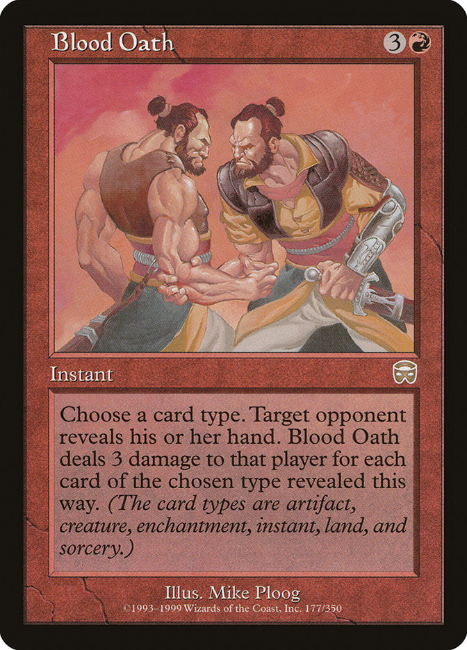 Blood Oath [Mercadian Masques] | Game Master's Emporium (The New GME)