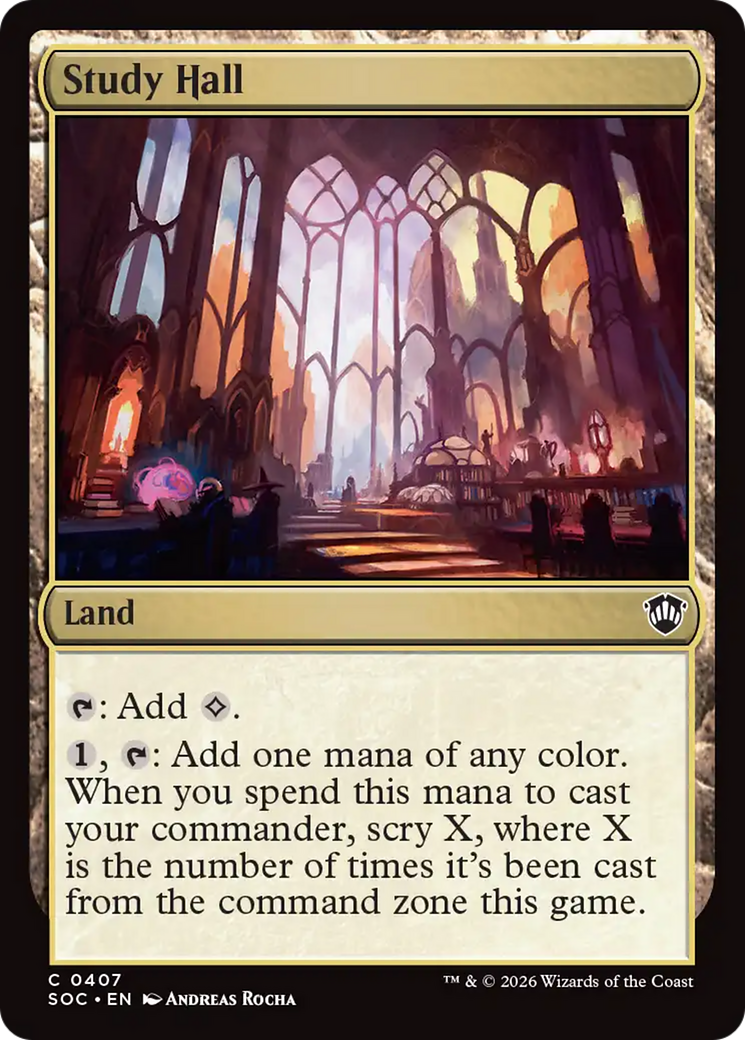 Study Hall [Secrets of Strixhaven Commander] | Game Master's Emporium (The New GME)