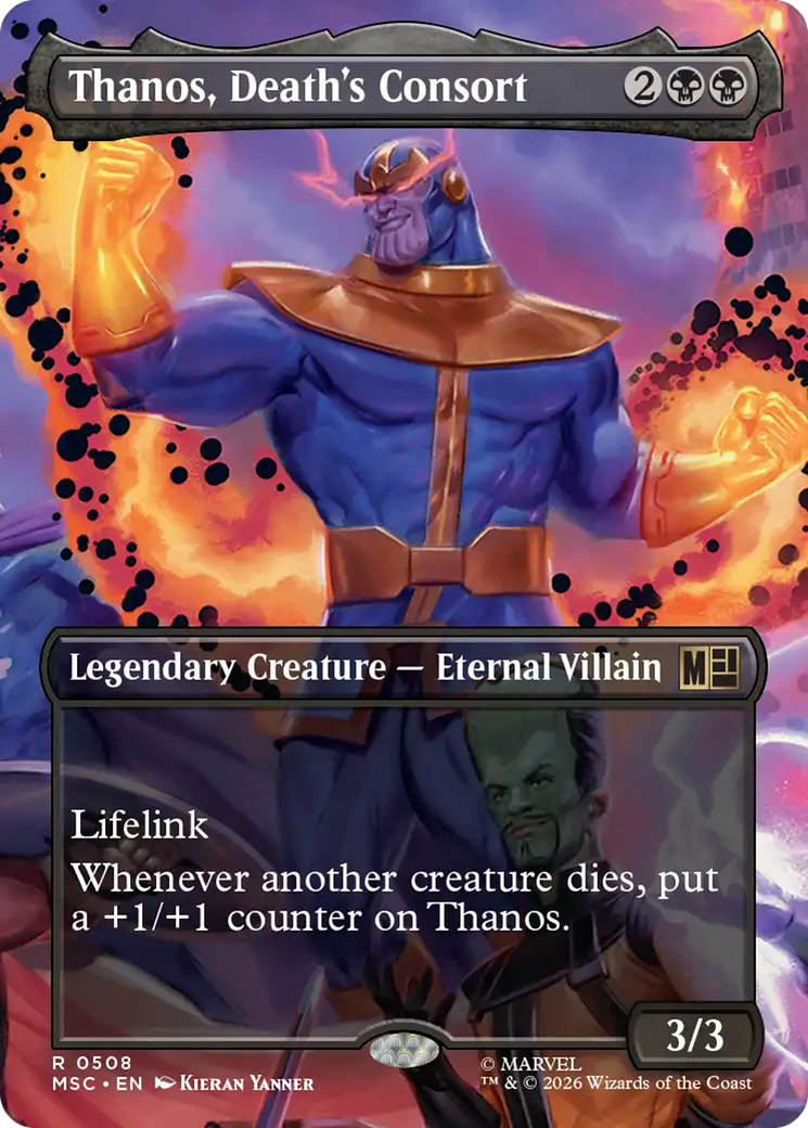 Thanos, Death's Consort (Extended Art) [Marvel Super Heroes Commander] | Game Master's Emporium (The New GME)