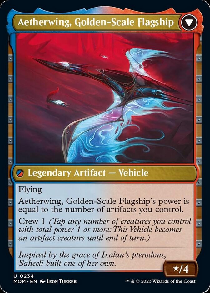 Invasion of Kaladesh // Aetherwing, Golden-Scale Flagship [March of the Machine] | Game Master's Emporium (The New GME)