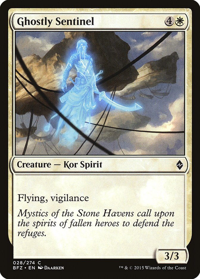 Ghostly Sentinel [Battle for Zendikar] | Game Master's Emporium (The New GME)