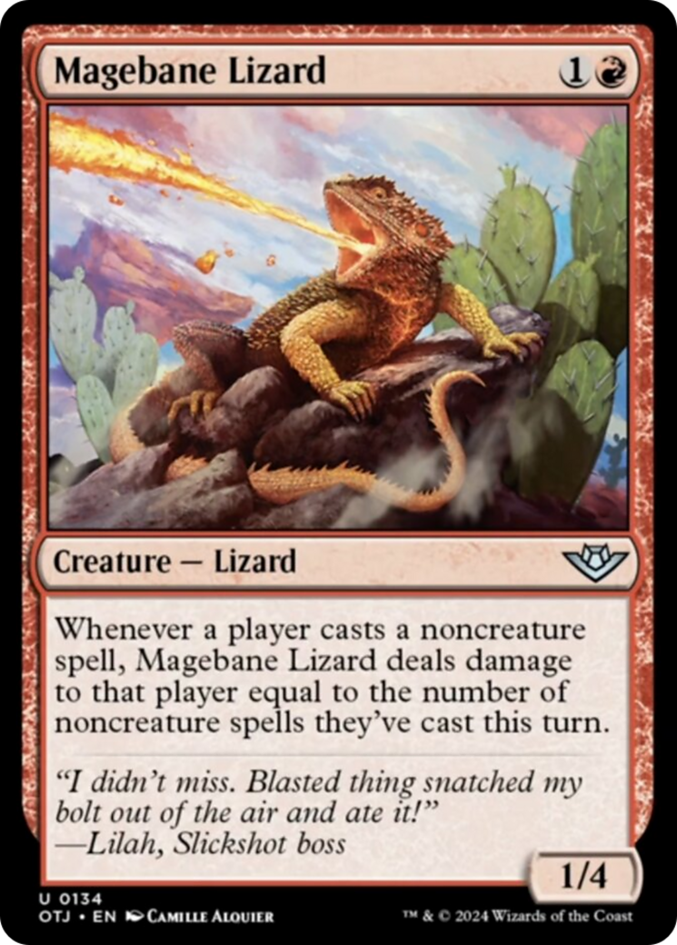 Magebane Lizard [Outlaws of Thunder Junction] | Game Master's Emporium (The New GME)