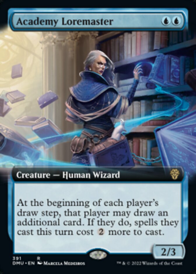 Academy Loremaster (Extended Art) [Dominaria United] | Game Master's Emporium (The New GME)