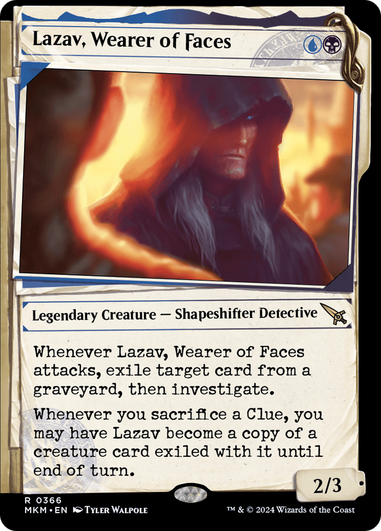 Lazav, Wearer of Faces (Showcase) (0366) [Murders at Karlov Manor] | Game Master's Emporium (The New GME)