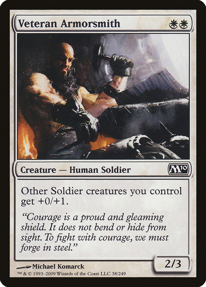 Veteran Armorsmith [Magic 2010] | Game Master's Emporium (The New GME)