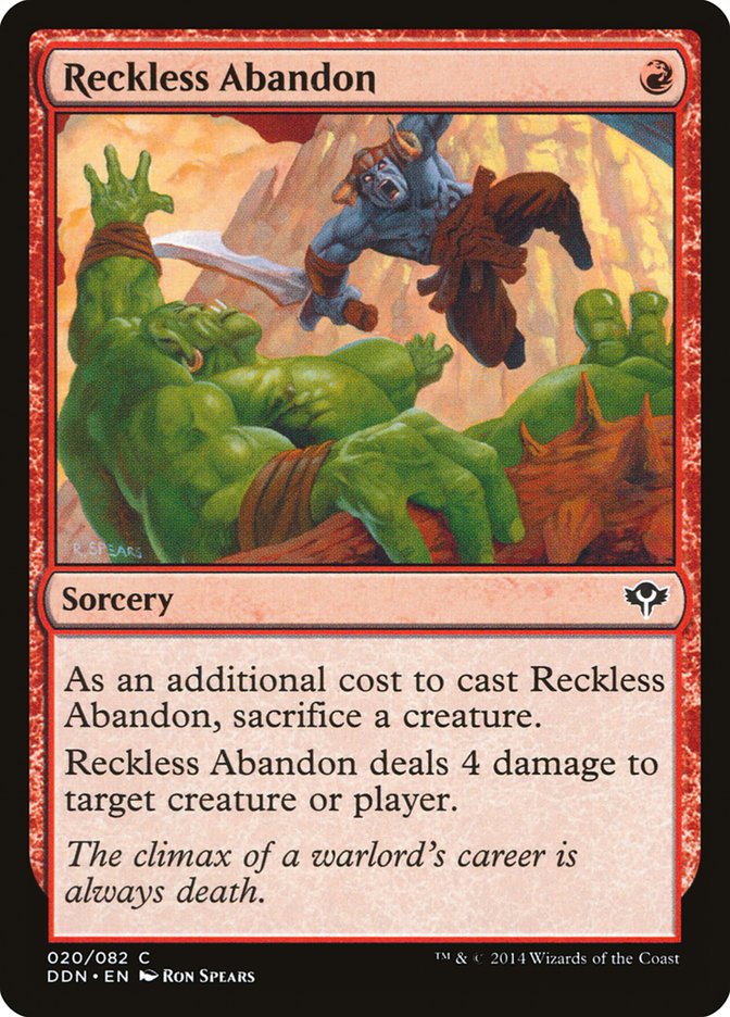 Reckless Abandon [Duel Decks: Speed vs. Cunning] | Game Master's Emporium (The New GME)