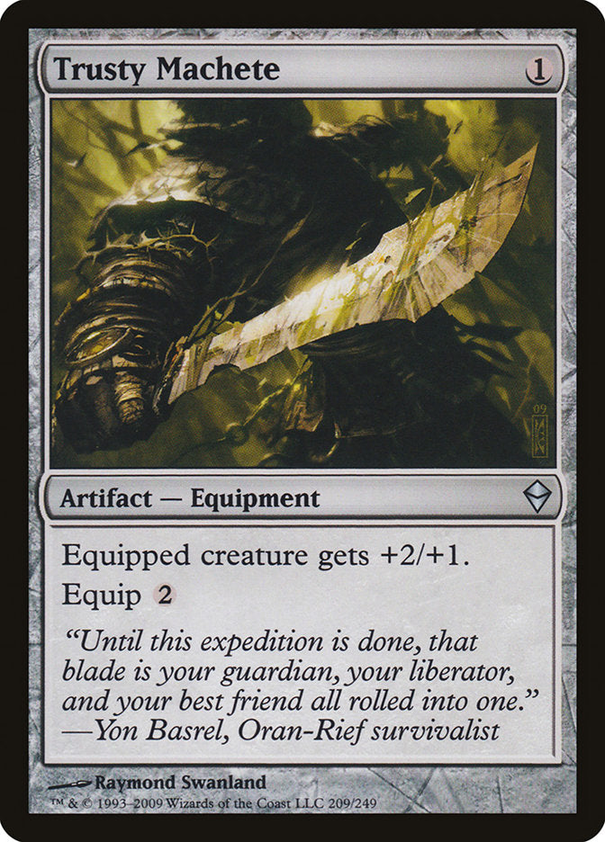 Trusty Machete [Zendikar] | Game Master's Emporium (The New GME)