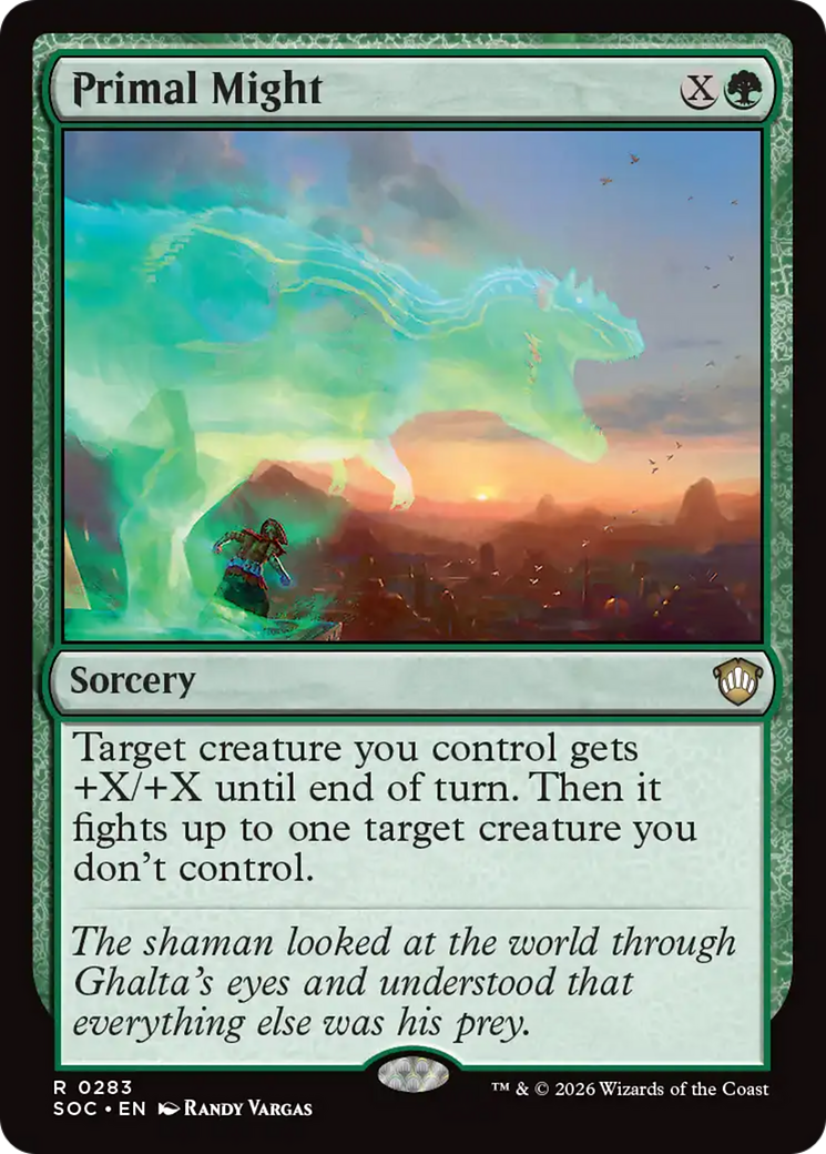 Primal Might [Secrets of Strixhaven Commander] | Game Master's Emporium (The New GME)