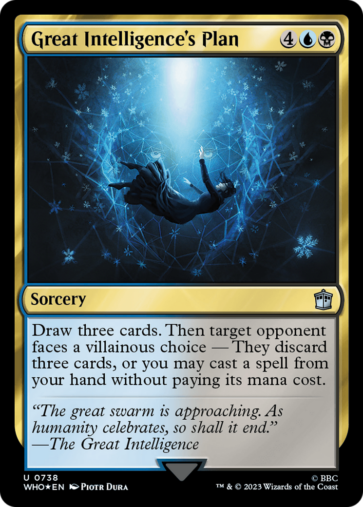 Great Intelligence's Plan (Surge Foil) [Doctor Who] | Game Master's Emporium (The New GME)