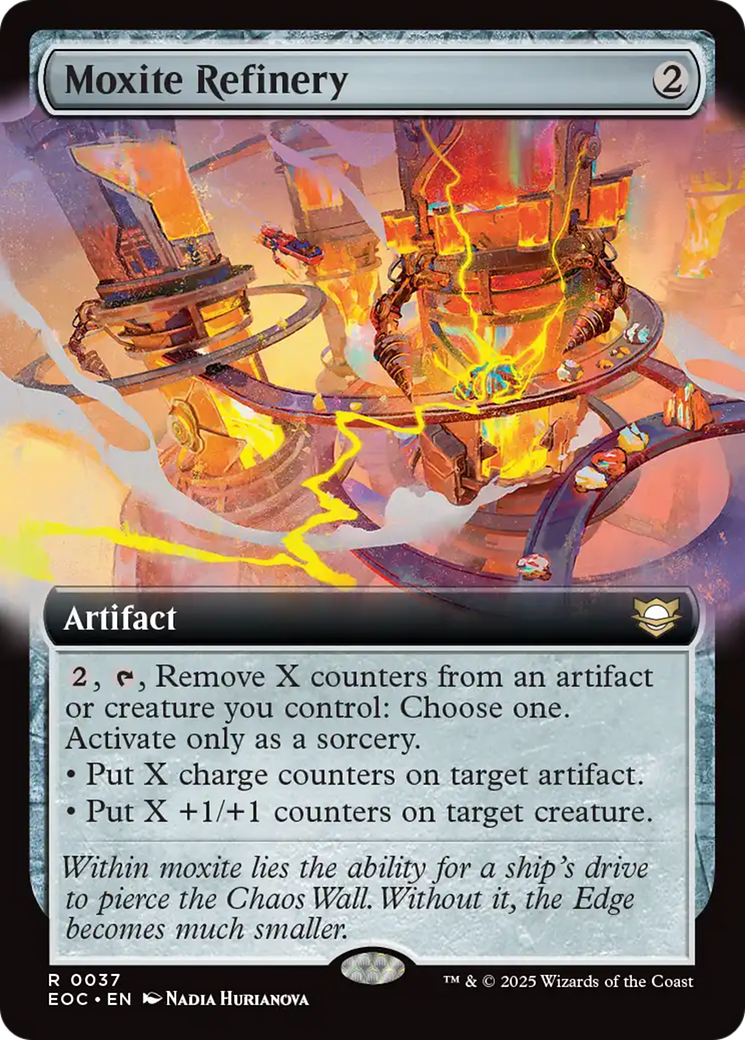 Moxite Refinery (Extended Art) [Edge of Eternities Commander] | Game Master's Emporium (The New GME)