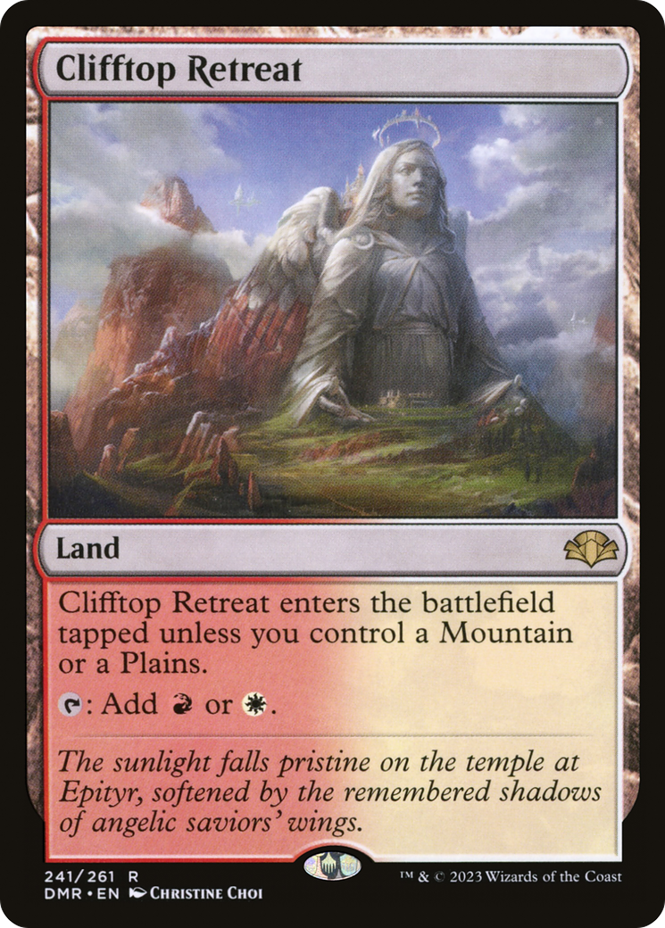 Clifftop Retreat [Dominaria Remastered] | Game Master's Emporium (The New GME)
