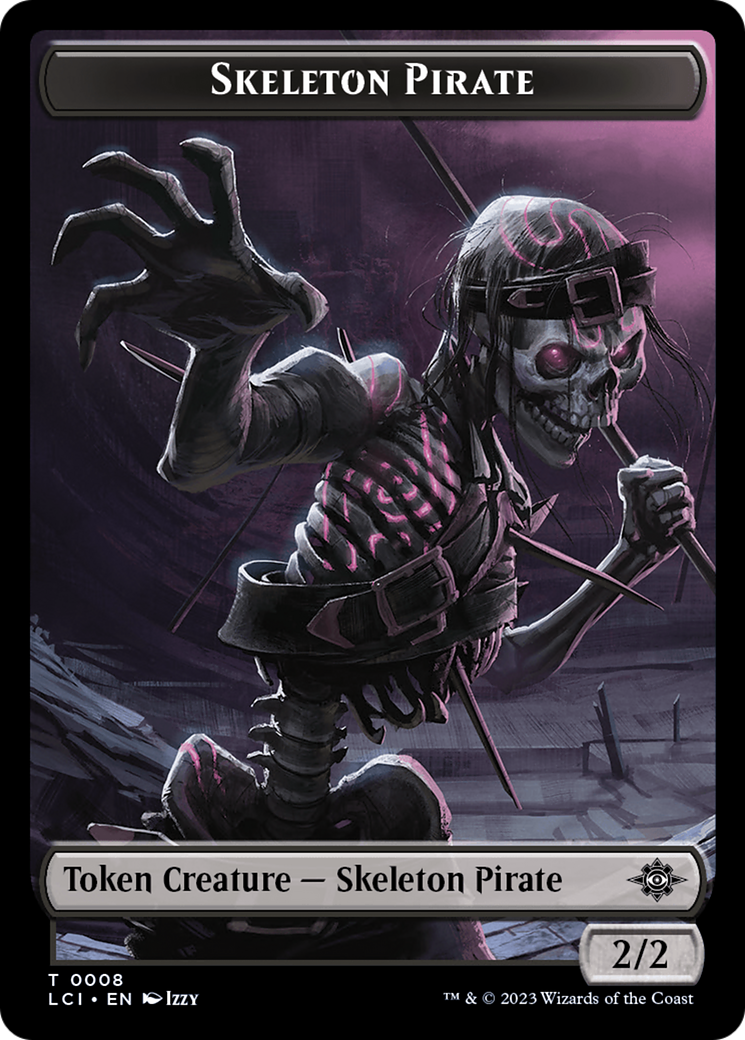 Treasure (0002) // Skeleton Pirate Double-Sided Token [Jurassic World Collection Tokens] | Game Master's Emporium (The New GME)