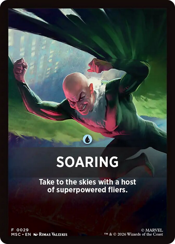 Soaring Theme Card [Marvel Super Heroes Commander] | Game Master's Emporium (The New GME)