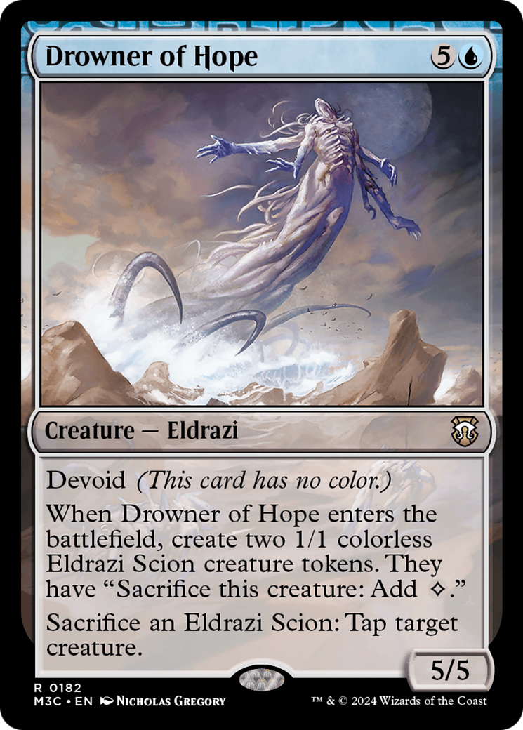 Drowner of Hope (Ripple Foil) [Modern Horizons 3 Commander] | Game Master's Emporium (The New GME)