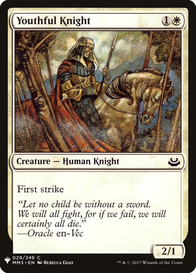 Youthful Knight [Mystery Booster] | Game Master's Emporium (The New GME)