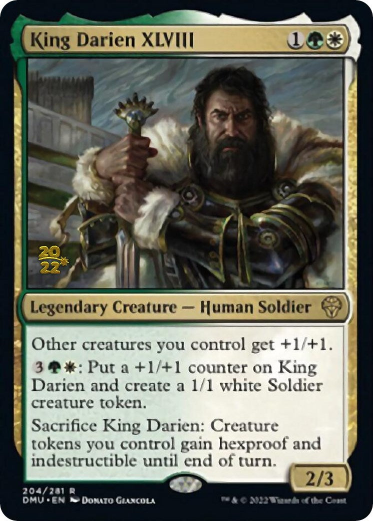 King Darien XLVIII [Dominaria United Prerelease Promos] | Game Master's Emporium (The New GME)