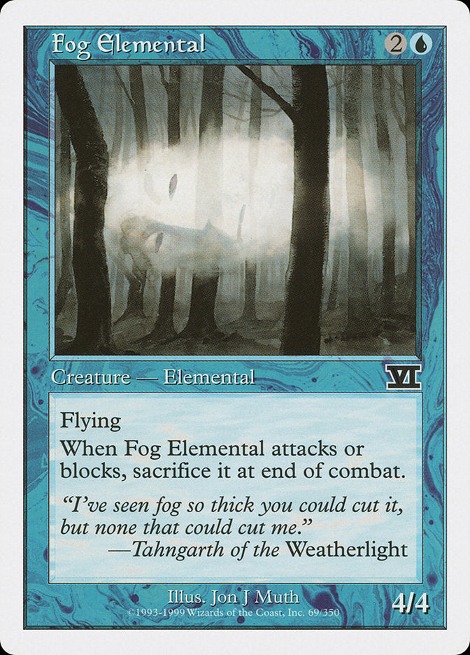 Fog Elemental [Classic Sixth Edition] | Game Master's Emporium (The New GME)