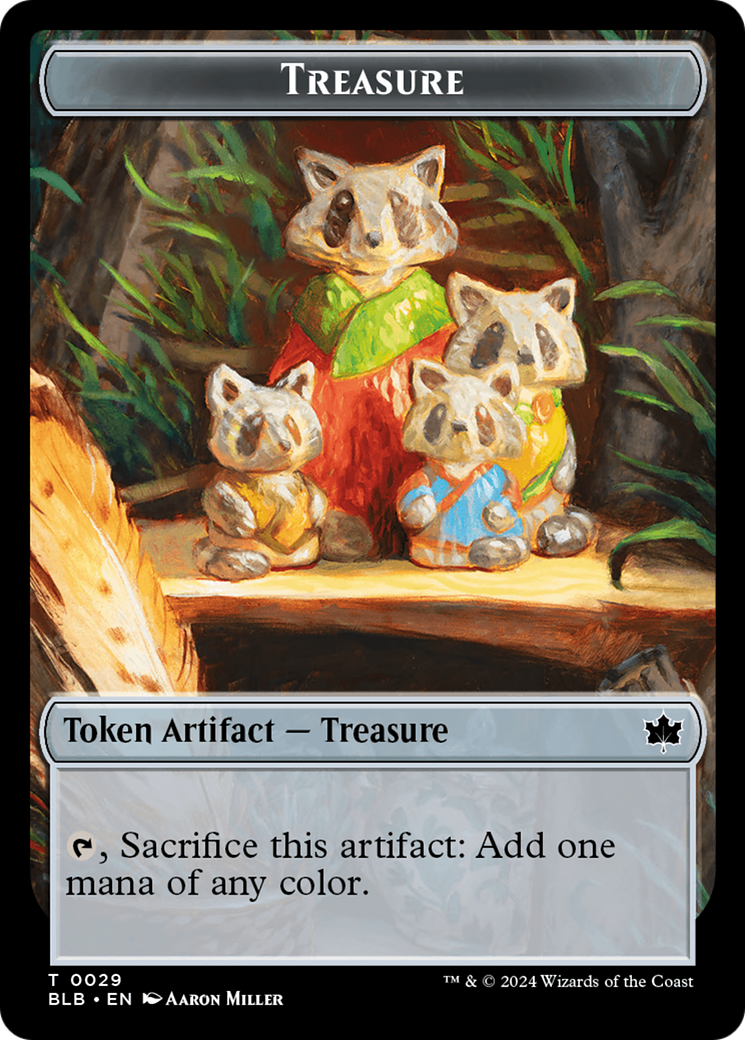 Rabbit // Treasure Double-Sided Token [Bloomburrow Tokens] | Game Master's Emporium (The New GME)