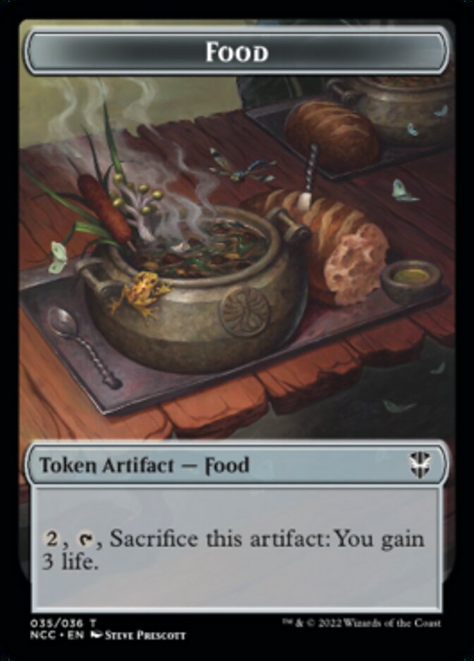Food // Citizen Double-Sided Token [Streets of New Capenna Commander Tokens] | Game Master's Emporium (The New GME)