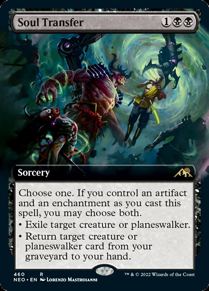 Soul Transfer (Extended Art) [Kamigawa: Neon Dynasty] | Game Master's Emporium (The New GME)