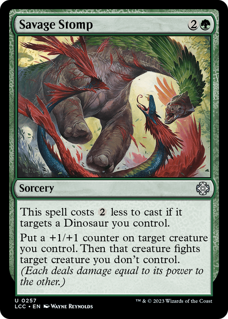 Savage Stomp [The Lost Caverns of Ixalan Commander] | Game Master's Emporium (The New GME)
