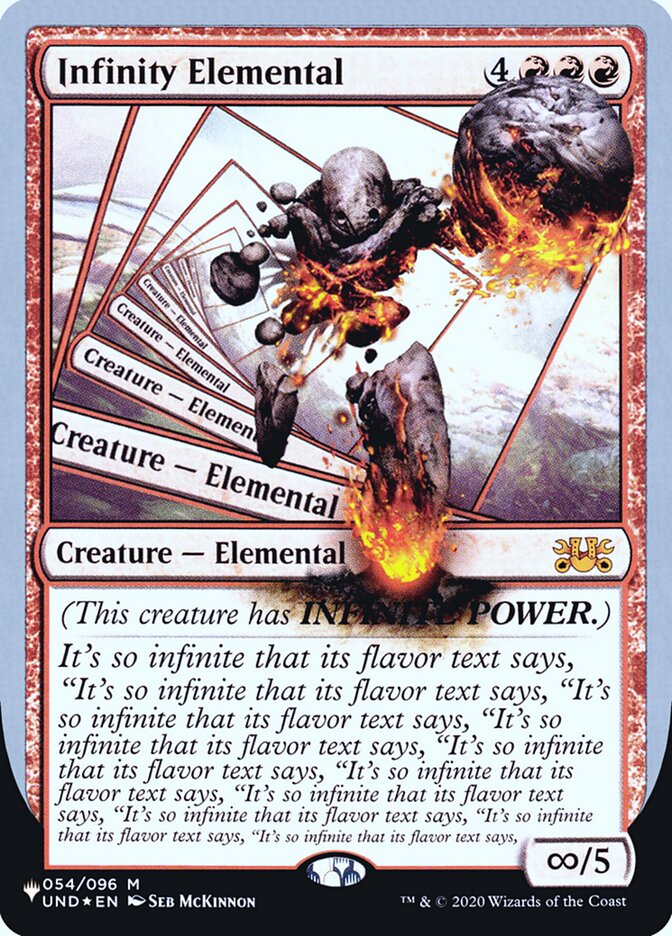 Infinity Elemental (Unfinity Foil Edition) [The List] | Game Master's Emporium (The New GME)