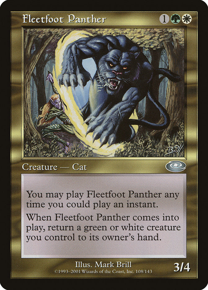 Fleetfoot Panther [Planeshift] | Game Master's Emporium (The New GME)