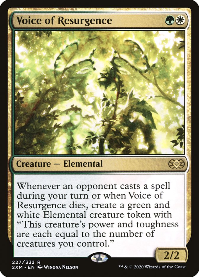 Voice of Resurgence [Double Masters] | Game Master's Emporium (The New GME)