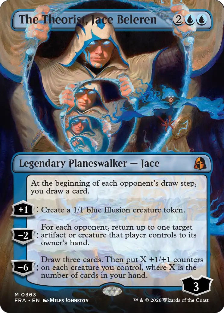 The Theorist, Jace Beleren (Borderless) (0363) [Reality Fracture] | Game Master's Emporium (The New GME)