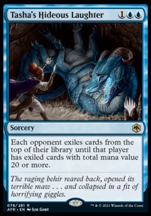 Tasha's Hideous Laughter (Promo Pack) [Dungeons & Dragons: Adventures in the Forgotten Realms Promos] | Game Master's Emporium (The New GME)