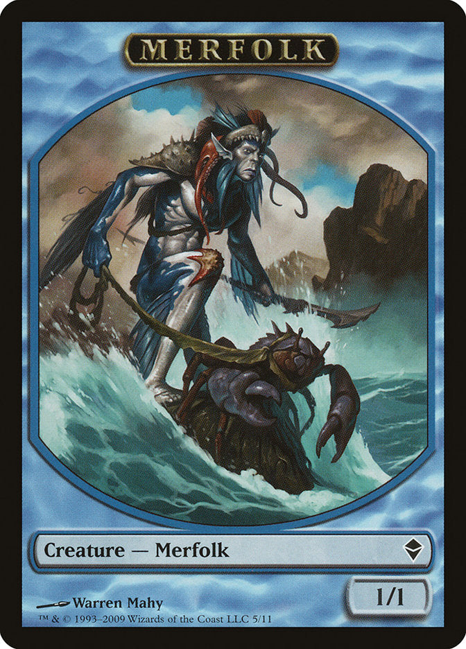 Merfolk Token [Zendikar Tokens] | Game Master's Emporium (The New GME)