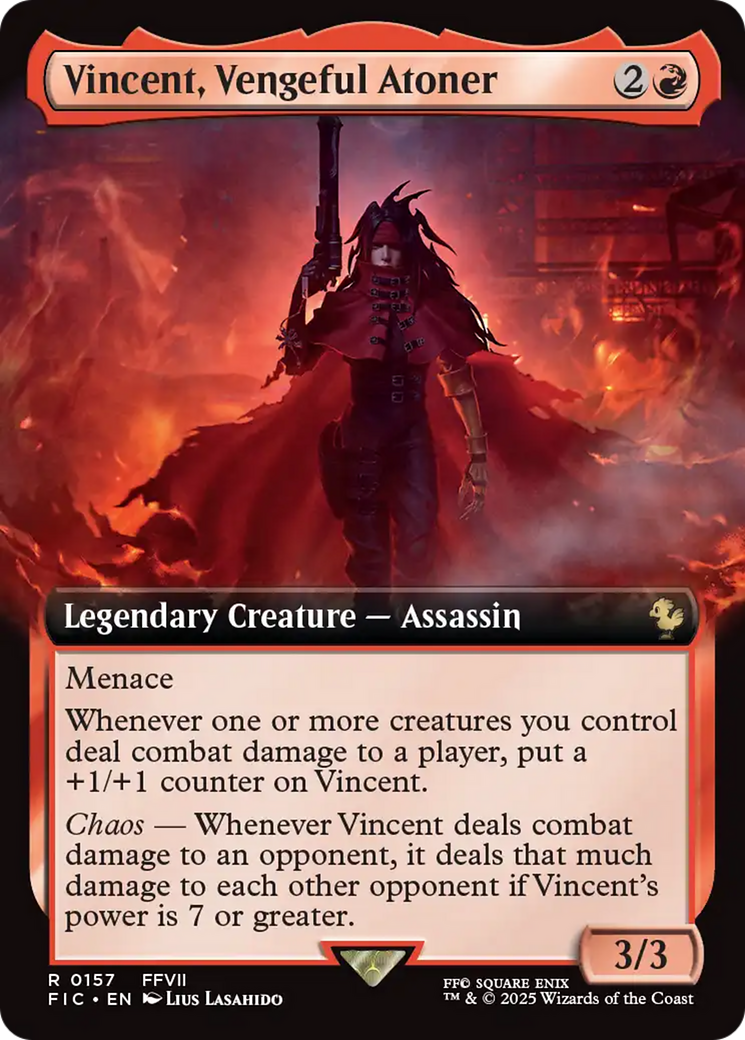 Vincent, Vengeful Atoner (Extended Art) [FINAL FANTASY Commander] | Game Master's Emporium (The New GME)