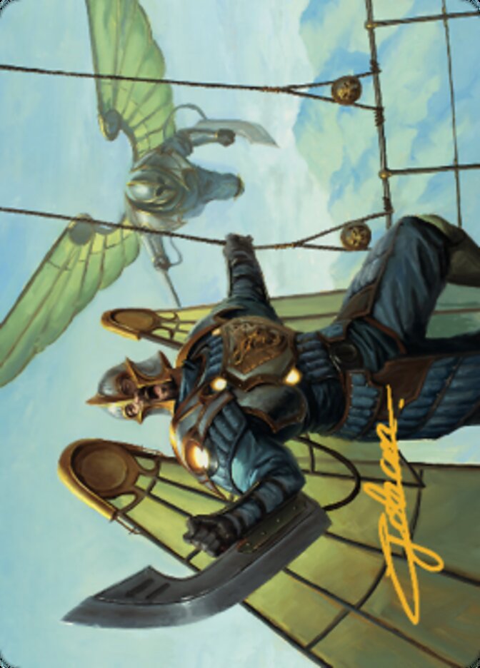 Air Marshal Art Card (Gold-Stamped Signature) [The Brothers' War Art Series] | Game Master's Emporium (The New GME)