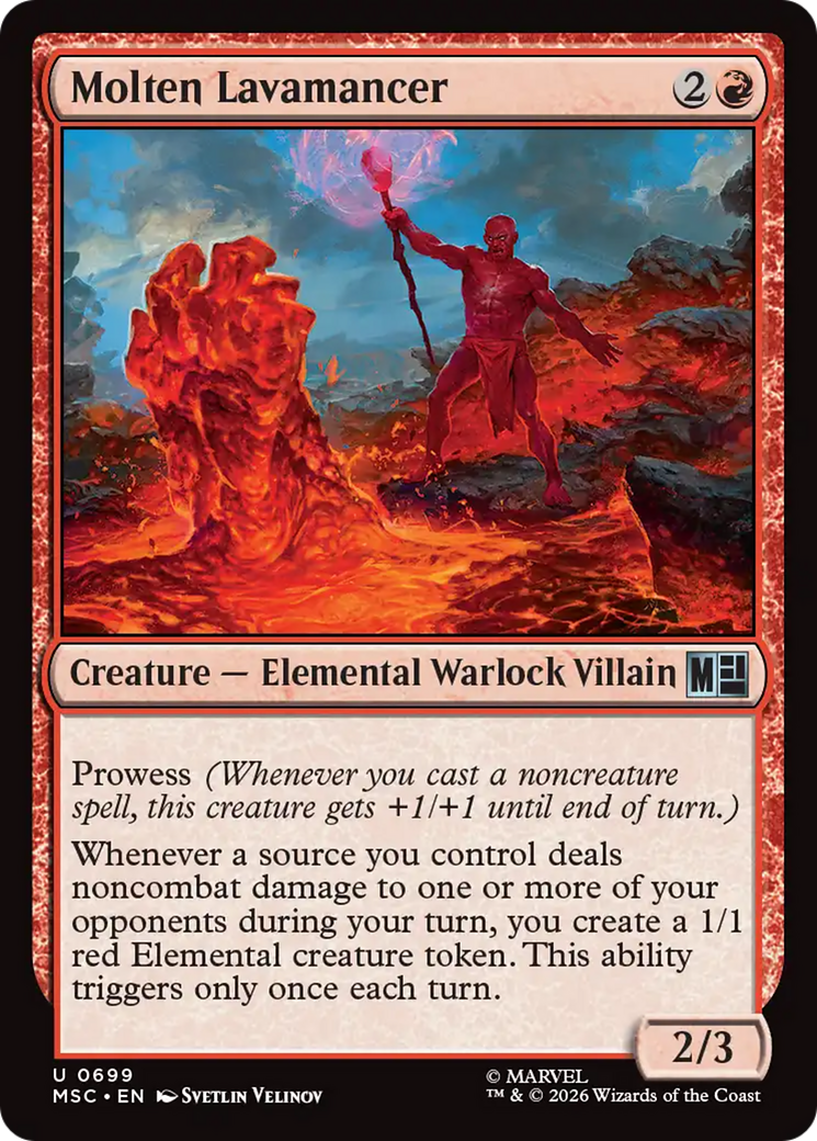 Molten Lavamancer [Marvel Super Heroes Commander] | Game Master's Emporium (The New GME)