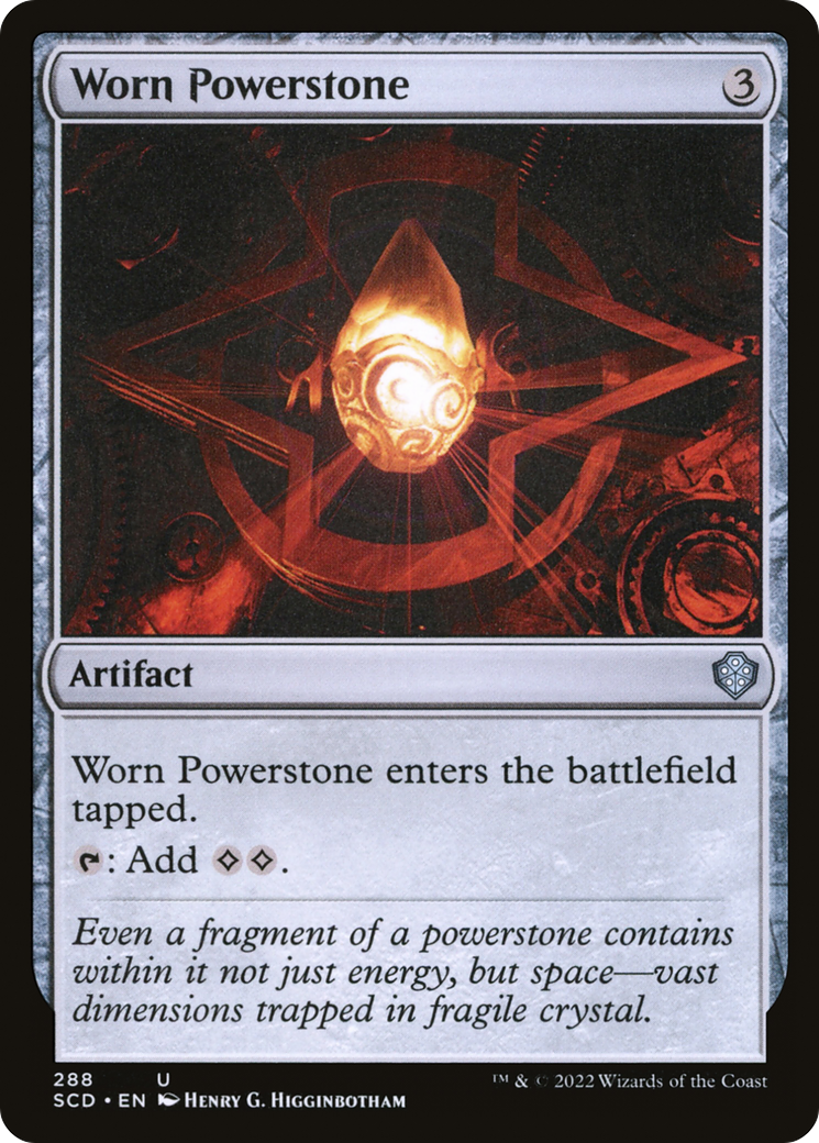 Worn Powerstone [Starter Commander Decks] | Game Master's Emporium (The New GME)