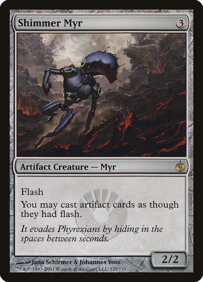 Shimmer Myr [Mirrodin Besieged] | Game Master's Emporium (The New GME)