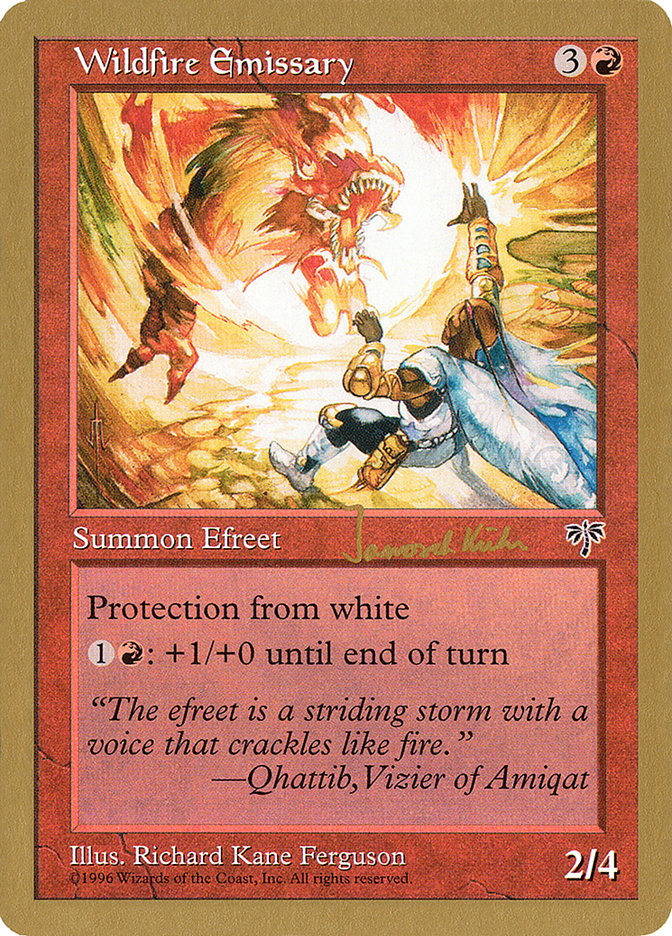 Wildfire Emissary (Janosch Kuhn) [World Championship Decks 1997] | Game Master's Emporium (The New GME)