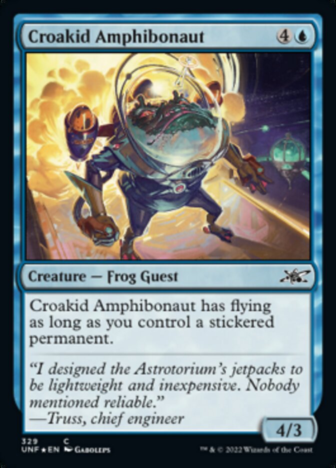 Croakid Amphibonaut (Galaxy Foil) [Unfinity] | Game Master's Emporium (The New GME)