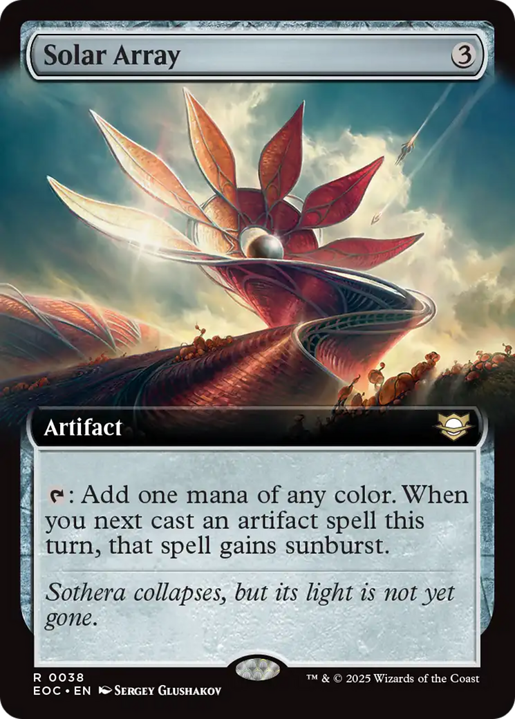 Solar Array (Extended Art) [Edge of Eternities Commander] | Game Master's Emporium (The New GME)