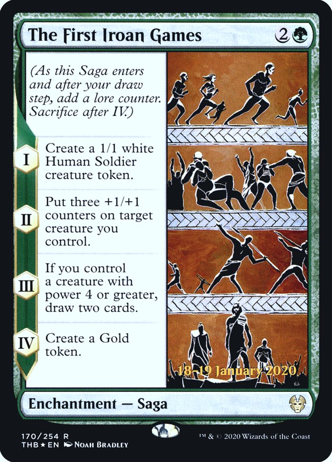 The First Iroan Games [Theros Beyond Death Prerelease Promos] | Game Master's Emporium (The New GME)