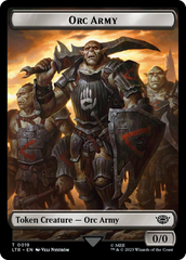 Orc Army (0019) // Food (0024) Double-Sided Token (Surge Foil) [The Lord of the Rings: Tales of Middle-Earth Tokens] | Game Master's Emporium (The New GME)