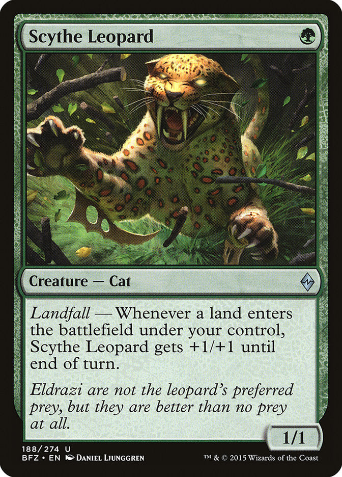 Scythe Leopard [Battle for Zendikar] | Game Master's Emporium (The New GME)