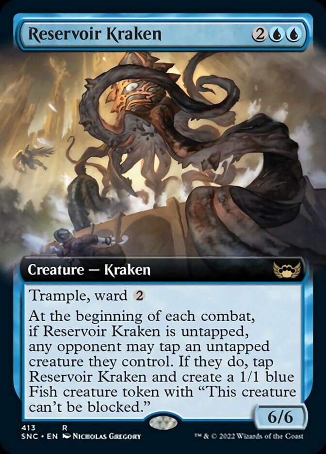 Reservoir Kraken (Extended Art) [Streets of New Capenna] | Game Master's Emporium (The New GME)