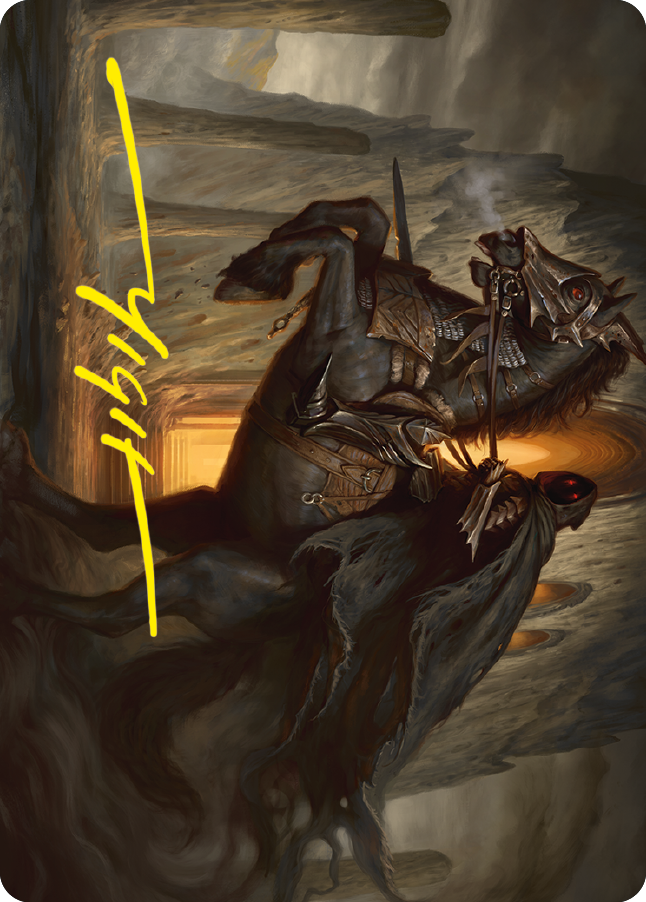 Nazgul Art Card (Gold-Stamped Signature) [The Lord of the Rings: Tales of Middle-earth Art Series] | Game Master's Emporium (The New GME)