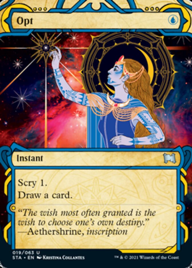 Opt (Foil Etched) [Strixhaven: Mystical Archive] | Game Master's Emporium (The New GME)