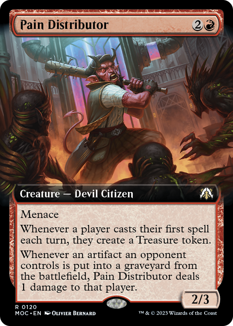 Pain Distributor (Extended Art) [March of the Machine Commander] | Game Master's Emporium (The New GME)