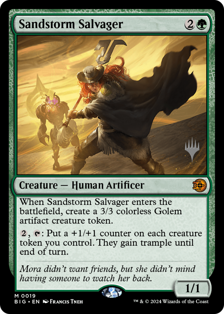 Sandstorm Salvager [Outlaws of Thunder Junction: The Big Score Promos] | Game Master's Emporium (The New GME)