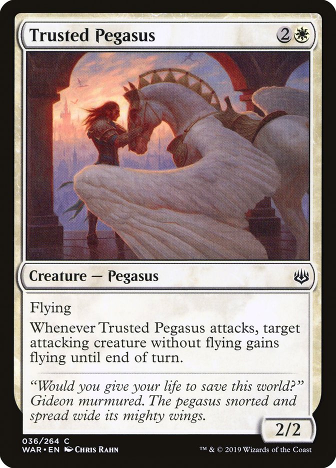 Trusted Pegasus [War of the Spark] | Game Master's Emporium (The New GME)