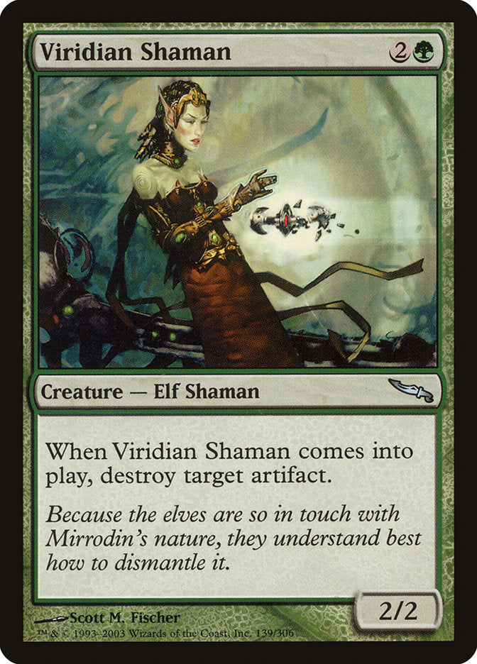 Viridian Shaman [Mirrodin] | Game Master's Emporium (The New GME)